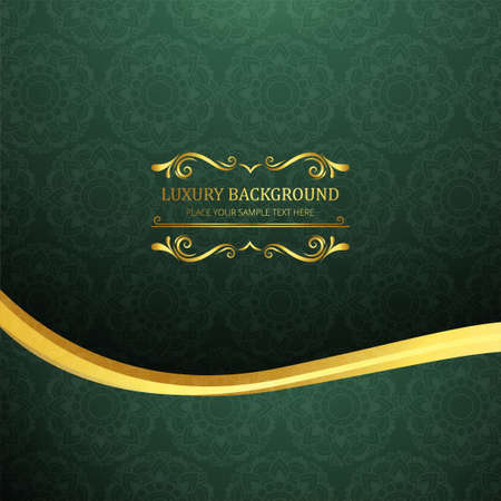 green luxury background elegant modern vector design illustrationのイラスト素材