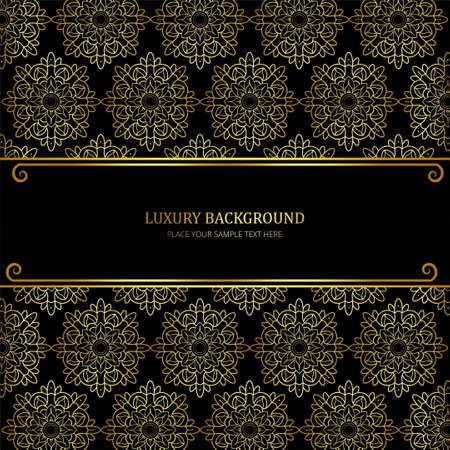 luxury floral background vector design illustrationのイラスト素材