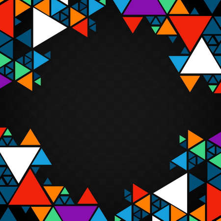colorful geometric backgroundのイラスト素材