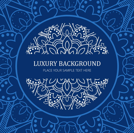 luxury mandala background elegant modern vector design illustrationのイラスト素材