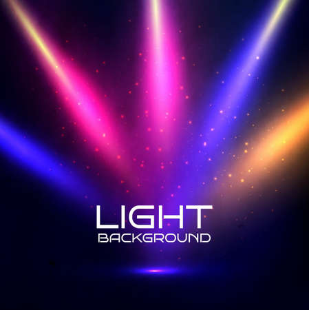abstract colorful lights background elegant modern vector design illustrationのイラスト素材