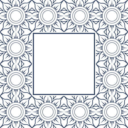 Realistic ceramic floor tiles background with editable text and ceramic veneer with various patterns and pictures vector illustrationのイラスト素材