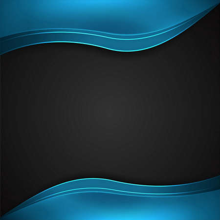 smooth colored wavy background vector design illustrationのイラスト素材