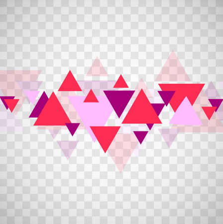 abstract triangles forms elegant modern vector design illustration