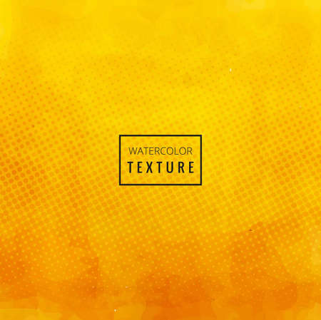 yellow watercolor texture vector design illustrationのイラスト素材