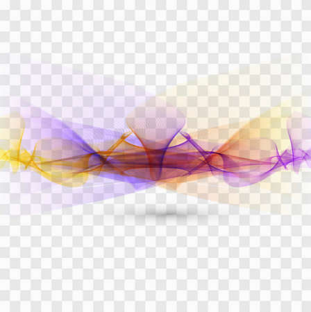 abstract wavy shape vector design illustrationのイラスト素材