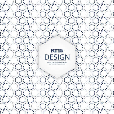 pattern with dotted geometric shapesのイラスト素材