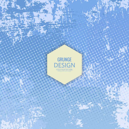 abstract grunge background with halftone dotsのイラスト素材