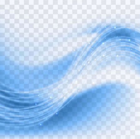 wavy blue shapes abstract backgrounds vector design illustrationのイラスト素材