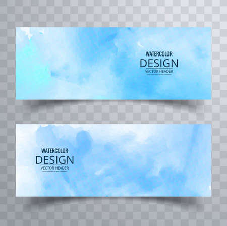 blue modern banners vector design illustrationのイラスト素材