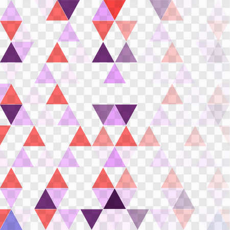background with red purple triangles vector design illustrationのイラスト素材