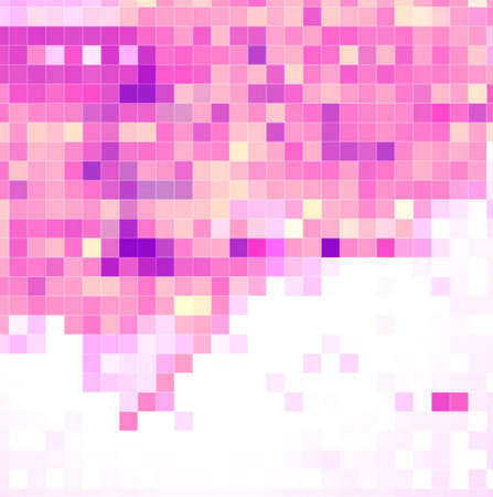 abstract background with pink pixels vector design illustrationのイラスト素材