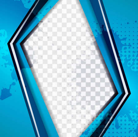 modern blue background vector design illustrationのイラスト素材