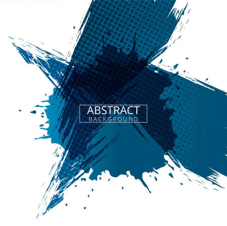 beautiful blue grunge background vector design illustrationのイラスト素材
