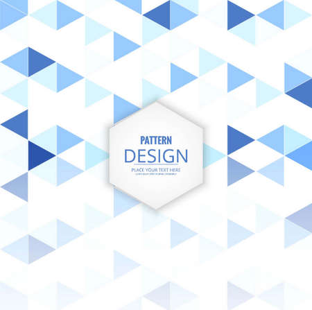 blue triangular background elegant modern vector design illustration