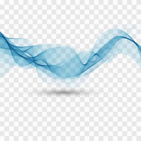 modern blue wavy shapes modern vector design illustrationのイラスト素材