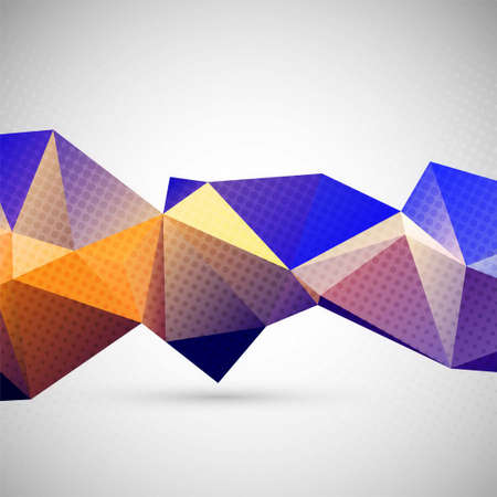colorful polygon backgroundのイラスト素材