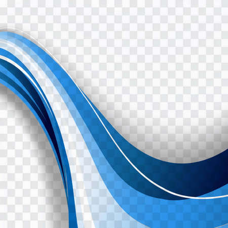 abstract wave template elegant modern vector design illustrationのイラスト素材