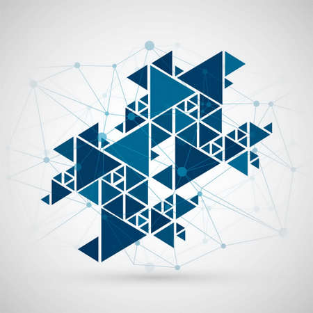 modern polygonal backgroundのイラスト素材