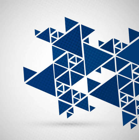modern blue polygonal backgroundのイラスト素材
