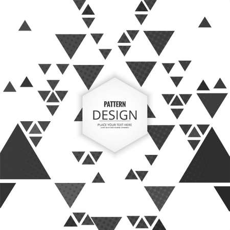 modern triangle pattern backgroundのイラスト素材