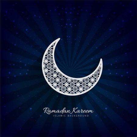 dark burst design ramadan kareemのイラスト素材