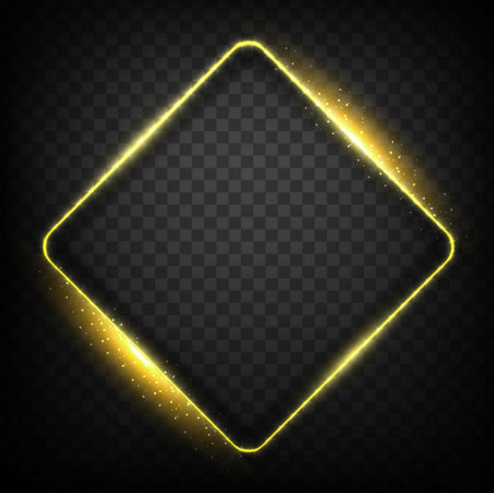 shiny square frame elegant modern vector design illustrationのイラスト素材