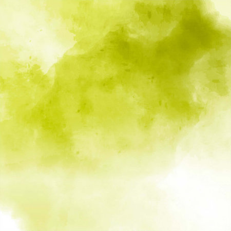 watercolor texture green color vector design illustrationのイラスト素材