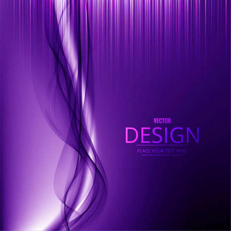 purple background with stripes wavy shapesのイラスト素材