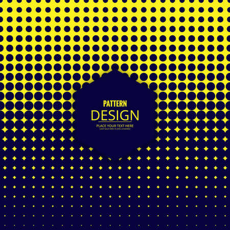background with halftone dots yellowのイラスト素材