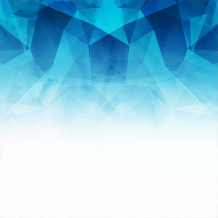 polygonal background blue color vector design illustrationのイラスト素材