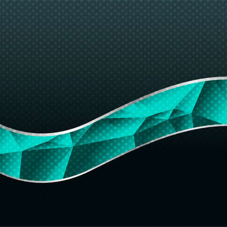 dots background with wavy shapes vector design illustrationのイラスト素材