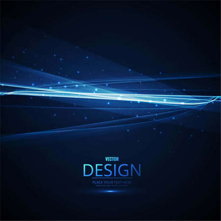 bright blue wavy background with lightsbright blue wavy background with bubbles vector design illustrationのイラスト素材
