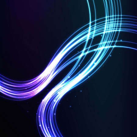 bright background with waves vector design illustrationのイラスト素材