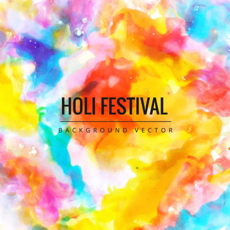 holi festival multicolored background vector design illustrationのイラスト素材