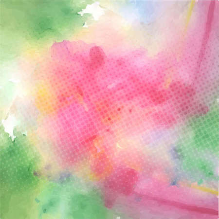 colorful abstract background watercolor stains texture vector design illustrationのイラスト素材