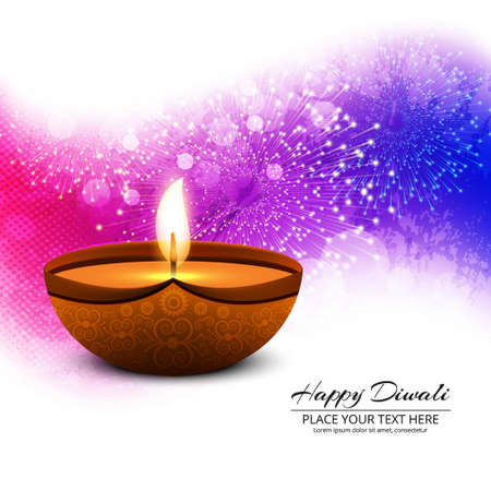 abstract background diwali fireworks vector design illustrationのイラスト素材