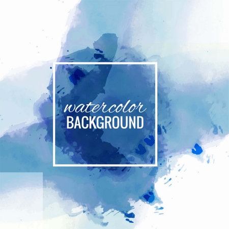 background with splashes blue watercolor vector design illustrationのイラスト素材