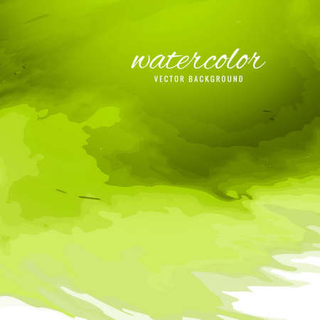 green background with watercolors vector design illustrationのイラスト素材