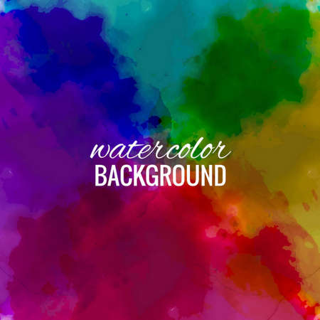 background with multicolored watercolors vector design illustrationのイラスト素材