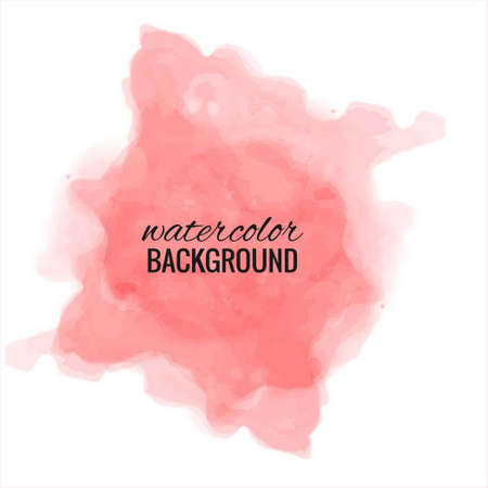 pink background with watercolor vector design illustrationのイラスト素材
