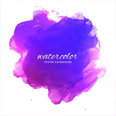 purple watercolor stain vector design illustrationのイラスト素材