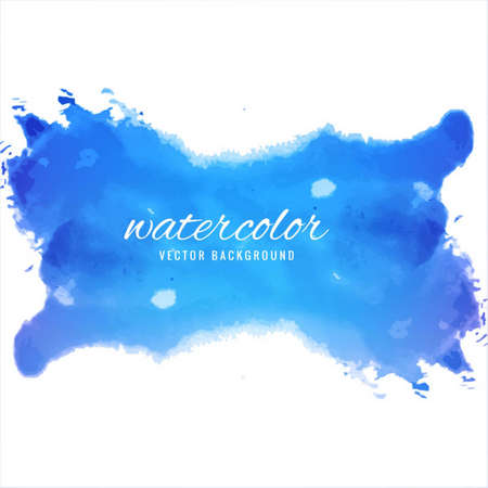 abstract background blue watercolor vector design illustrationのイラスト素材