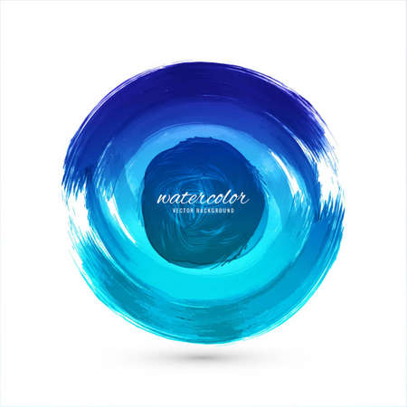 round watercolor backgroundのイラスト素材