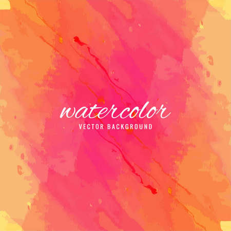 warm watercolor with splashes vector design illustrationのイラスト素材