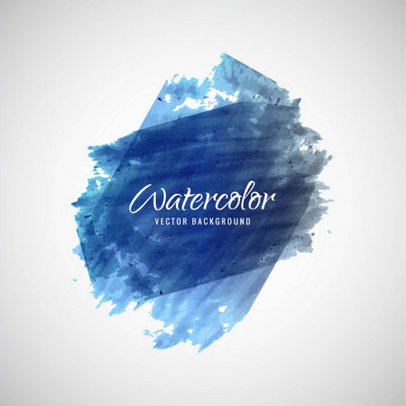 background watercolor brushstrokes vector design illustrationのイラスト素材