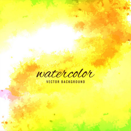 abstract background with yellow watercolors vector design illustrationのイラスト素材