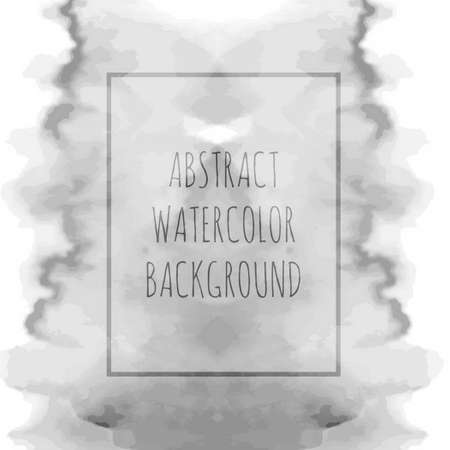 artistic watercolor gray color vector design illustrationのイラスト素材