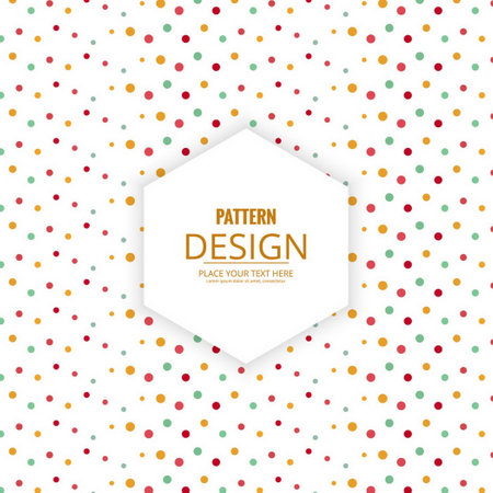 nice background with colorful dotsのイラスト素材