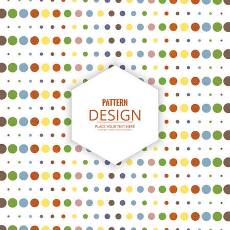 background dotted lines with different sizesのイラスト素材